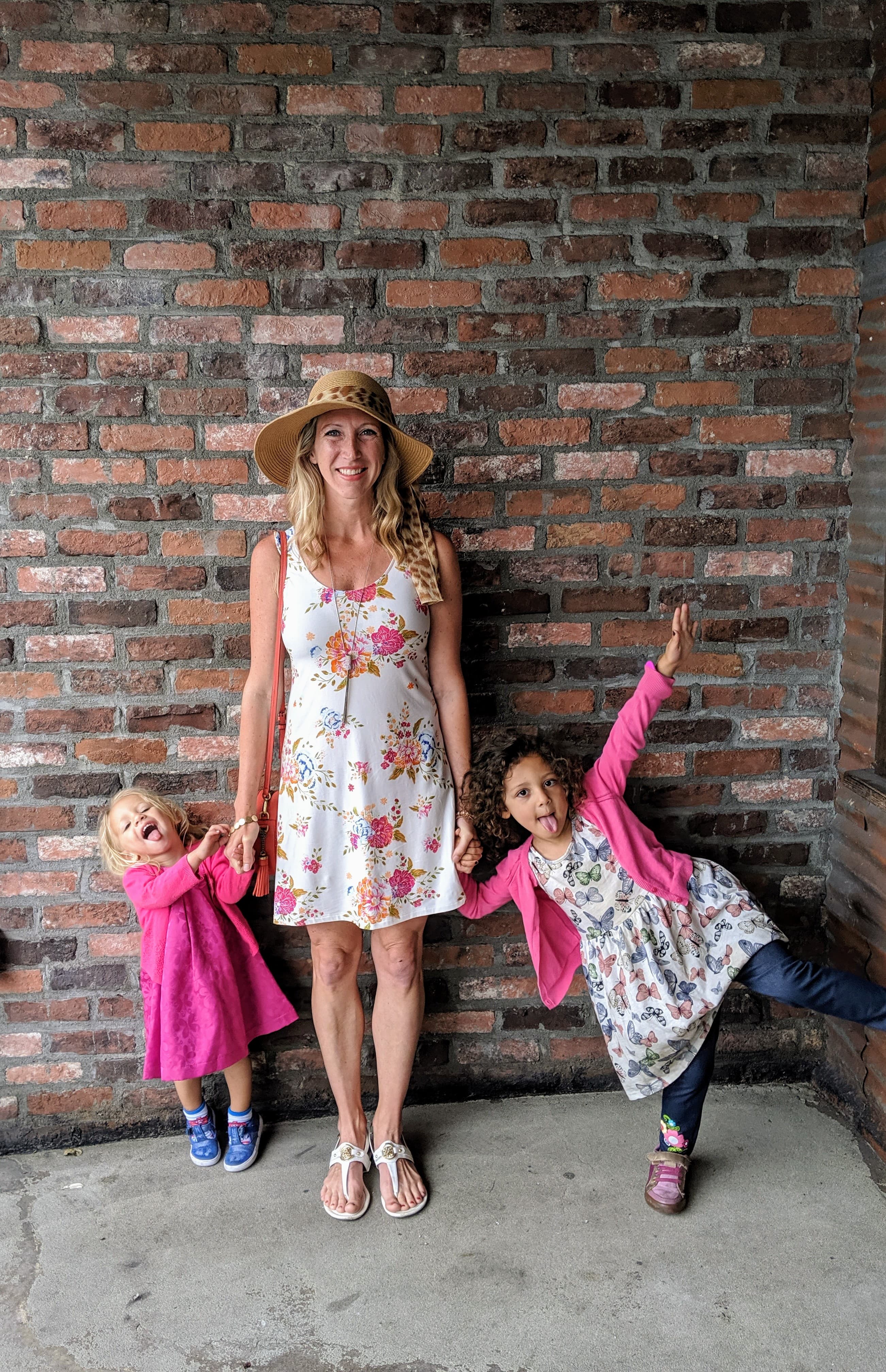 Me and the girls on Mother's Day 2019