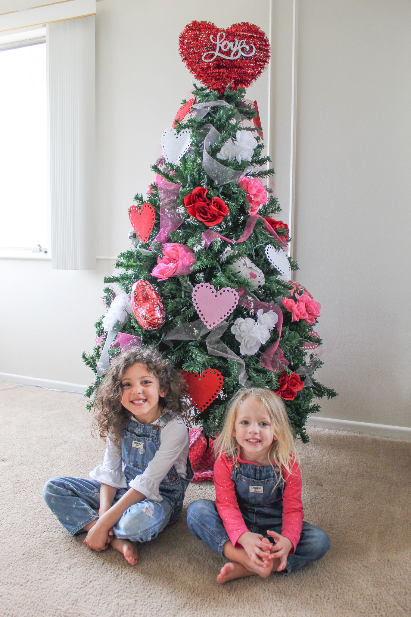 DIY Pinterest-Worthy Valentine's Day Tree using $20 of Dollar Tree decorations!